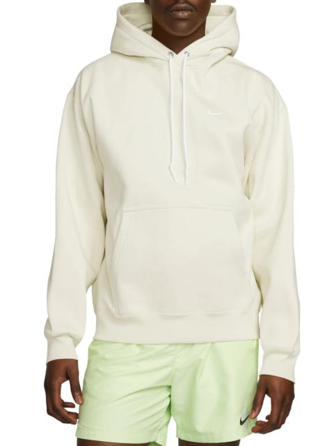 Solo Swoosh Fleece Hoodie in Sail/White