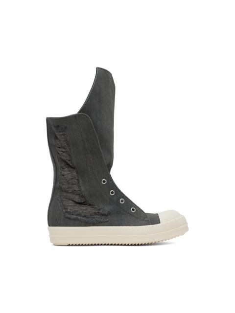 Rick Owens DRKSHDW Gray Boot Sneaks Sneakers