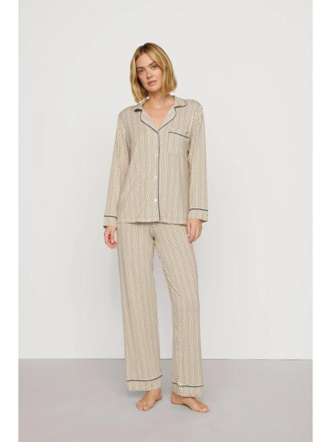 eberjey Gisele Printed TENCEL™ Modal Long PJ Set