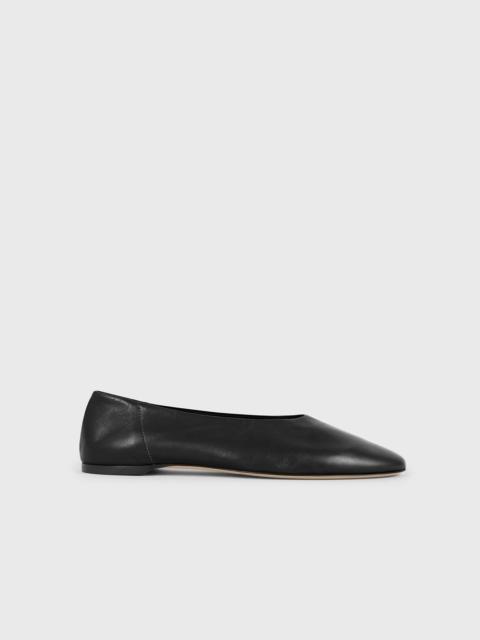 TOTEME Slip nappa ballerinas black