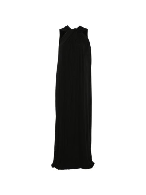 【送料&関税込】Jil Sander Brown Viscose Dress JIL SANDER | Dark brown Women's Long Dress | YOOX