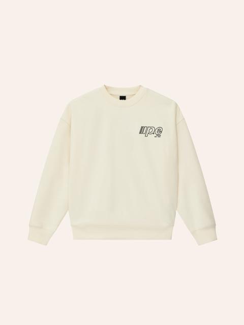 P.E NATION GLIDE SWEAT IN WHISPER WHITE