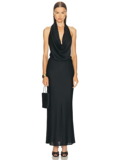 STAUD Poppi Silk Dress