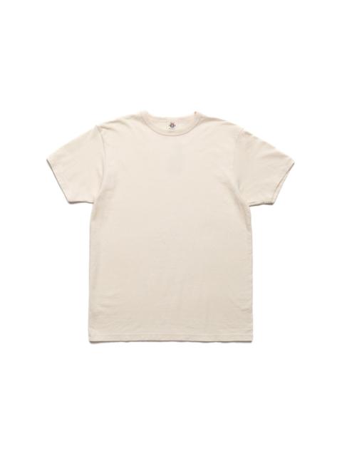 Samurai Jeans Inlay Loopwheel Tee Solid (Ripened Cotton) - Ivory