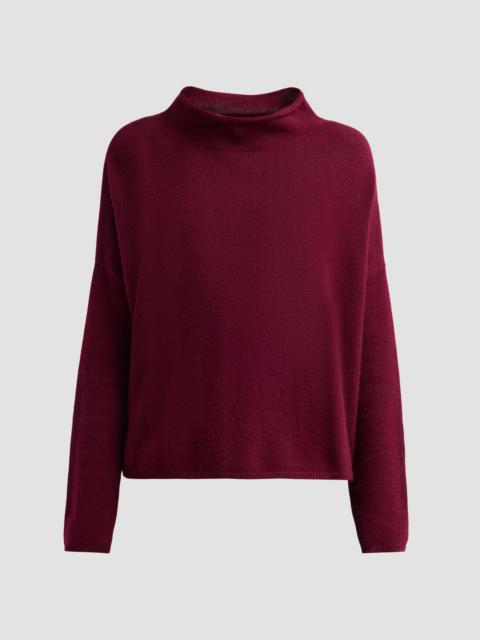 LISA YANG Women's Sandy Cashmere Sweater - Deep Plum