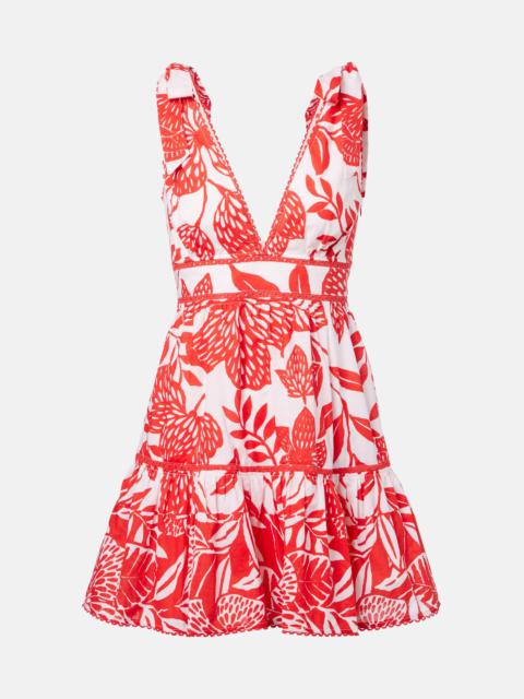 Poupette St Barth Cara cotton minidress
