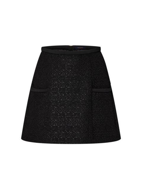 Louis Vuitton Tweed Pocket Skirt