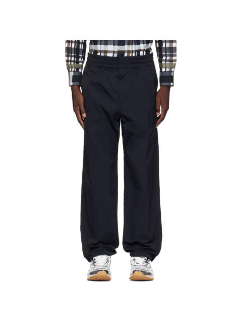 Bottega Veneta Black Elasticated Straight Track Pants