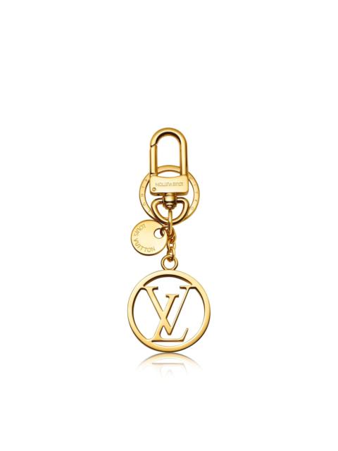 Louis Vuitton LV New Wave Bag Charm and Key Holder Gold Metal