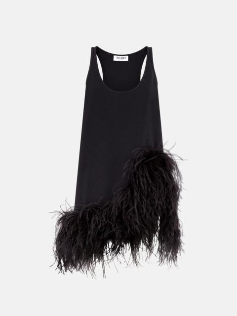 THE ATTICO BLACK MINI DRESS