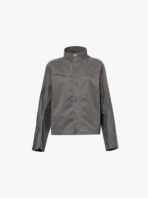 Holzweiler Mandel high-neck relaxed-fit woven-blend jacket