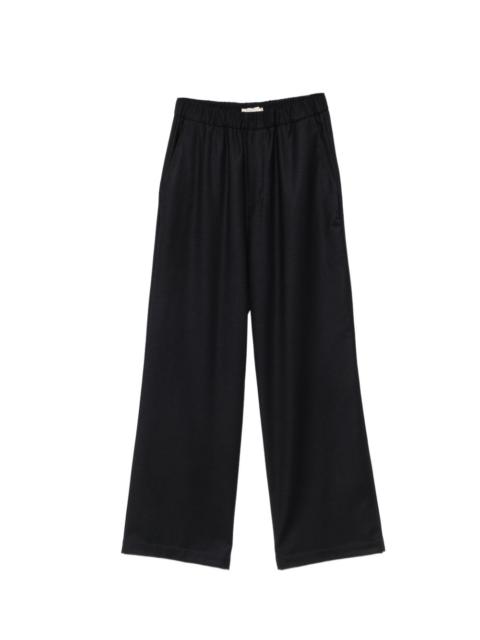 BARENA elasticated wide-leg trousers