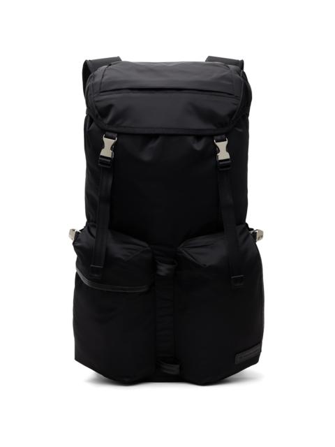 master-piece Black Lightning Double Pocket Flap Backpack