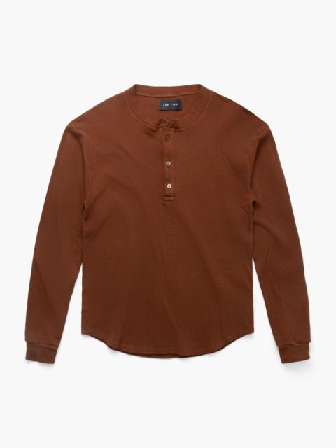 Thermal Baseball Hem Henley