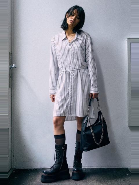 R13 Drop Neck Shirtdress