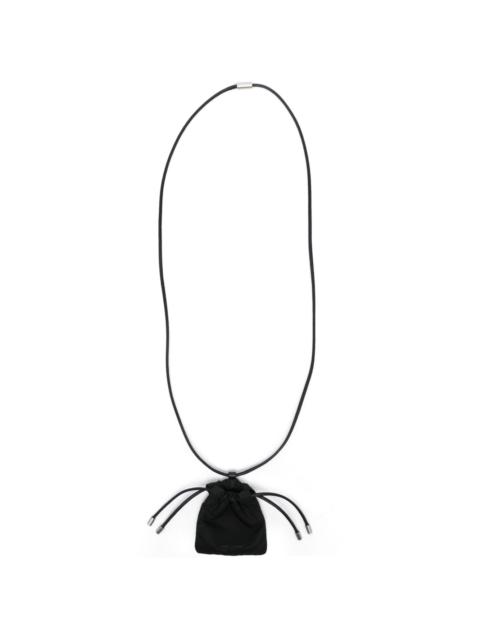SAINT LAURENT drawstring-pouch AirPods case