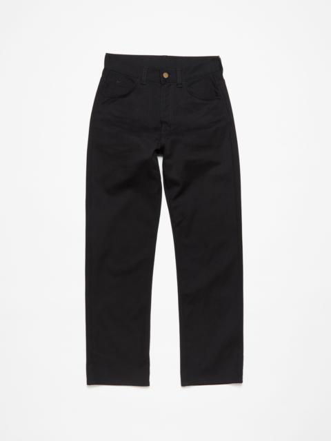 Acne Studios Regular fit jeans - 1950 - All black