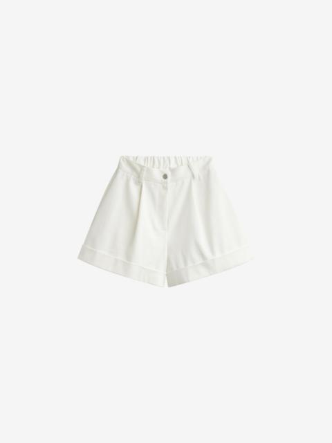 The Frankie Shop Savoca Cuffed Shorts - Ivory