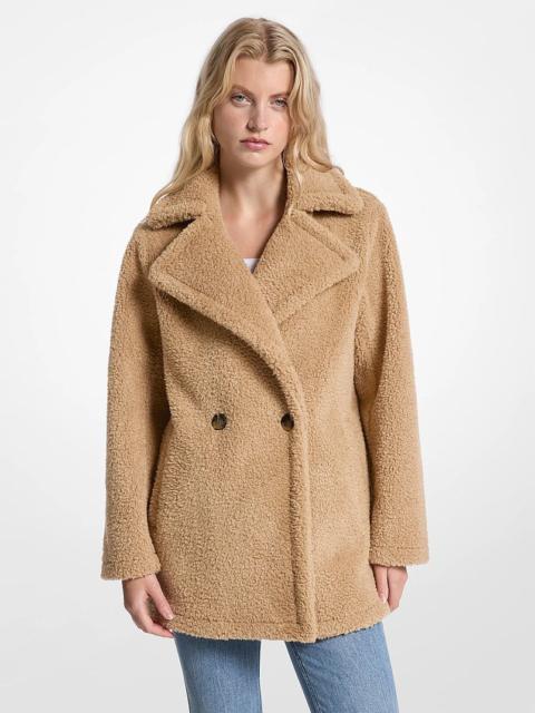 MICHAEL KORS Faux Fur Teddy Coat