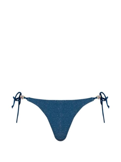 bond-eye beaded tie bikini bottoms