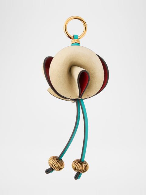 Etro Leather Flower Bag Charm