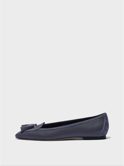 Aeyde Floris Tassel Flats
