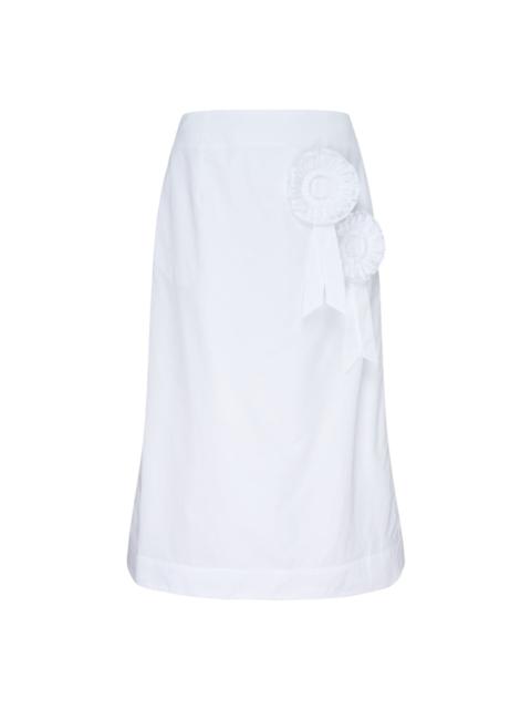 Simone Rocha Ribbon Rosette Midi Skirt