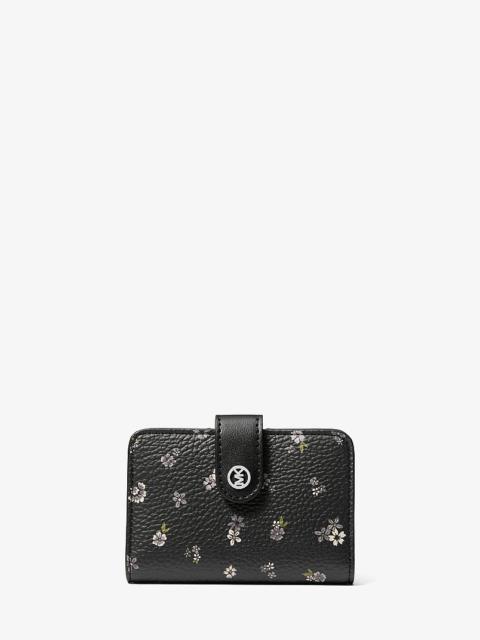 MICHAEL KORS Jet Set Travel Small Floral Printed Wallet