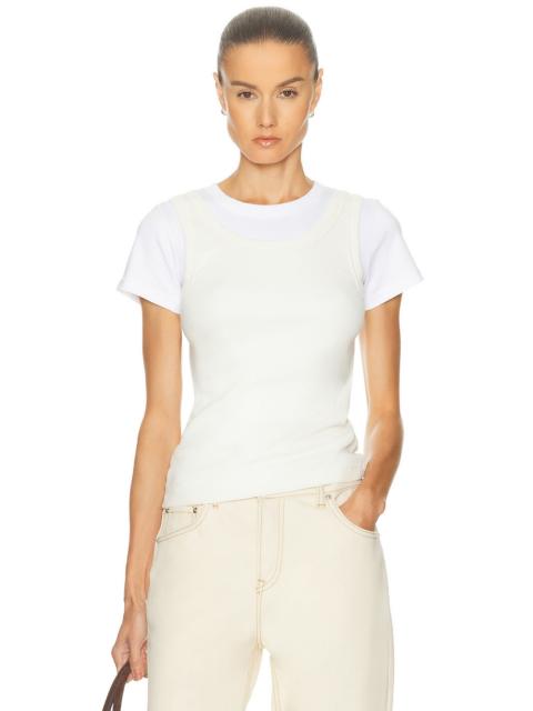 GRLFRND Layered Short Sleeve Tee