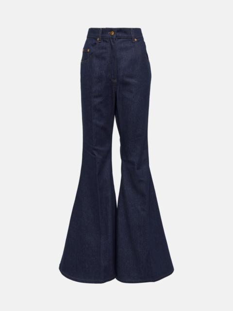 NINA RICCI High-rise flared jeans