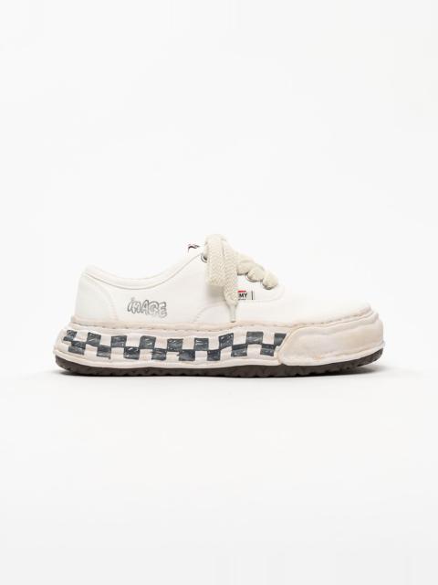 Maison MIHARAYASUHIRO "BAKER 26" OG Graffiti Check Sole Canvas Low-top Sneakers