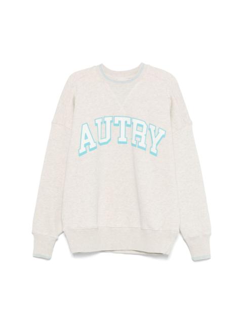 AUTRY logo-stamp sweatshirt
