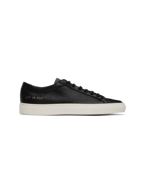 Common Projects Black Summer Achilles Sneakers