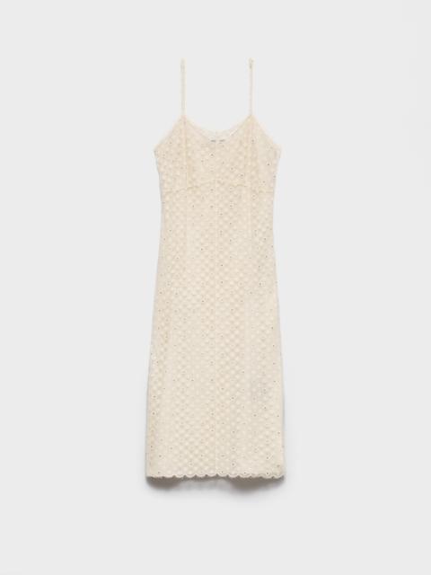 Prada Embroidered lace dress