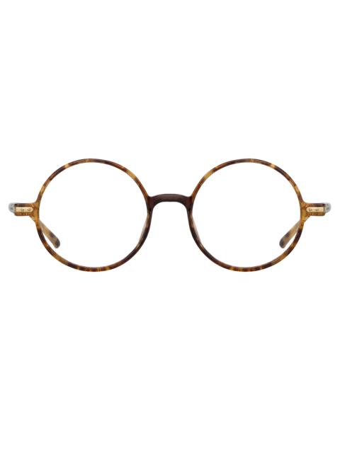 SPIRE A ROUND OPTICAL FRAME IN TOBACCO TORTOISESHELL