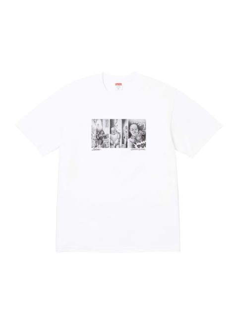 Supreme White Mister Catoon Pow T-Shirt