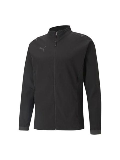 PUMA PUMA Sports Training Windproof Stand Collar Knit Jacket Black 656743-03