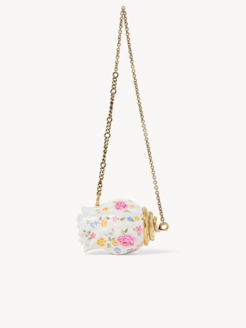 Chloé SOUVENIR TREASURES TULIP MINAUDIÈRE IN HAND-PAINTED RESIN