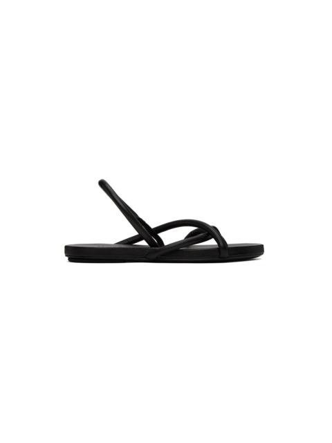 Marsèll Black Spanciata Flat Sandals