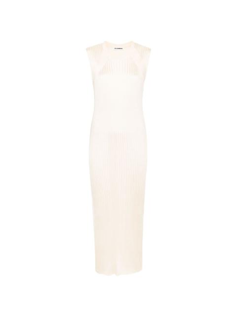 Jil Sander ribbed maxi dress