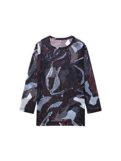 Y's abstract-print T-shirt
