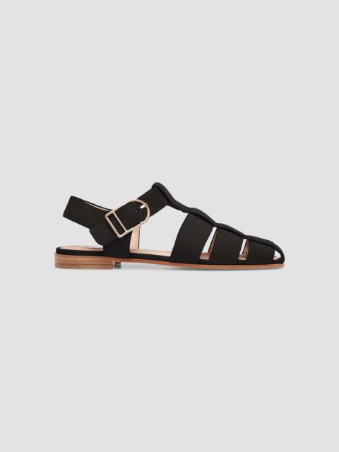 GABRIELA HEARST Women's Lynn Suede Fisherman Sandals - Black