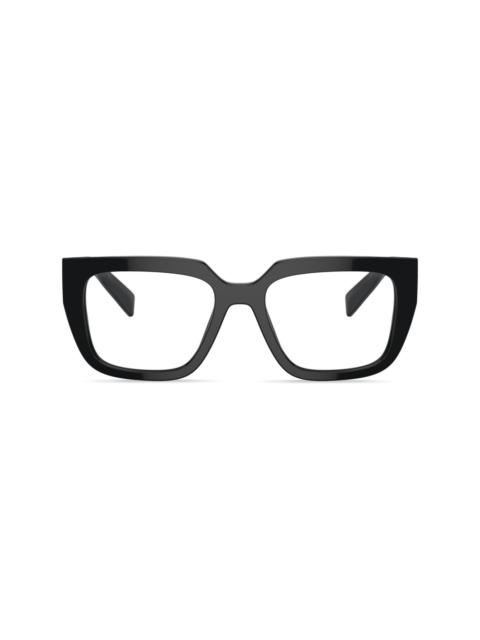 Prada logo-lettering square glasses