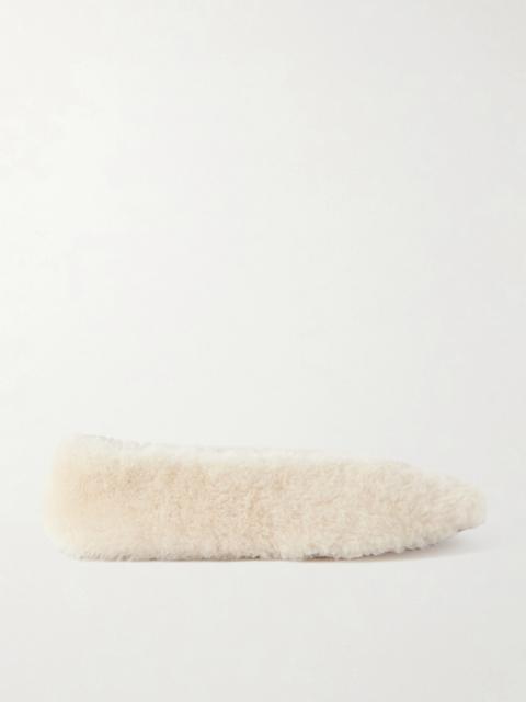 LE MONDE BÉRYL Luna Shearling Ballet Flats