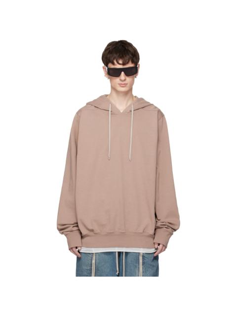 Rick Owens DRKSHDW Taupe Temple Oversized Hoodie