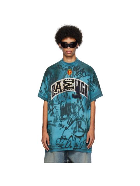BALENCIAGA Blue Skater T-Shirt