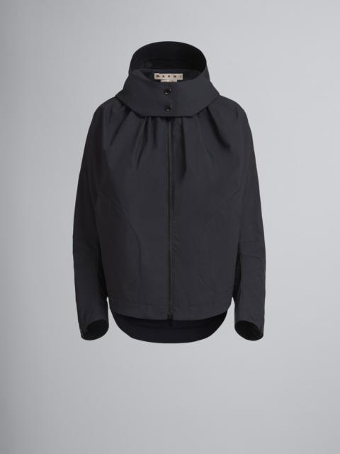 Marni TECHNICAL COTTON JACKET WITH KIMONO SLEEVES AND HOOD