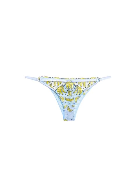 Fleur du Mal Banana Embroidery Tanga