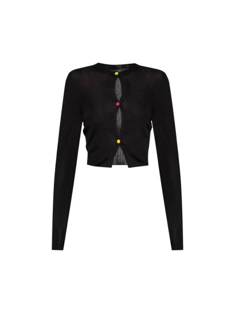 VERSACE Versace Rib Serie Knit Sweater 'Black'