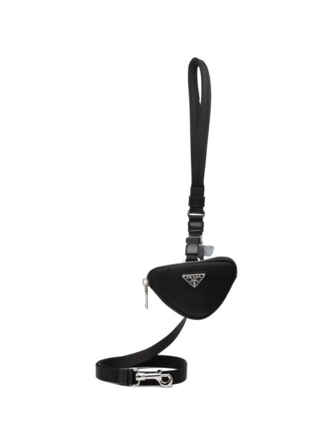 Prada logo-plaque dog lead